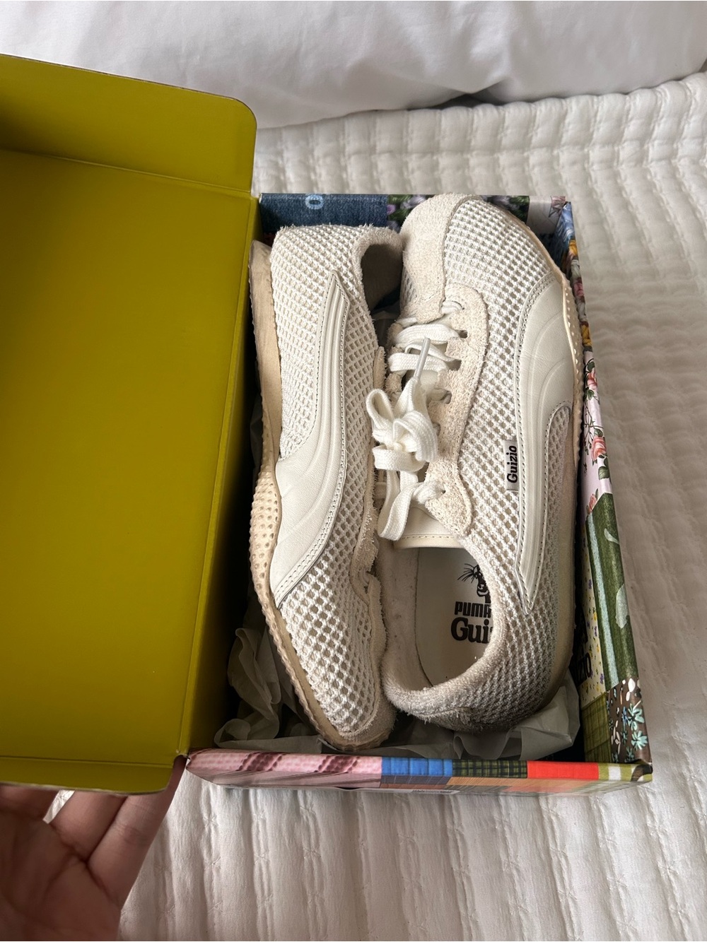 Puma H-Street Guizio Sneakers | Women’s Size 10.5| Warm White | Box Included
